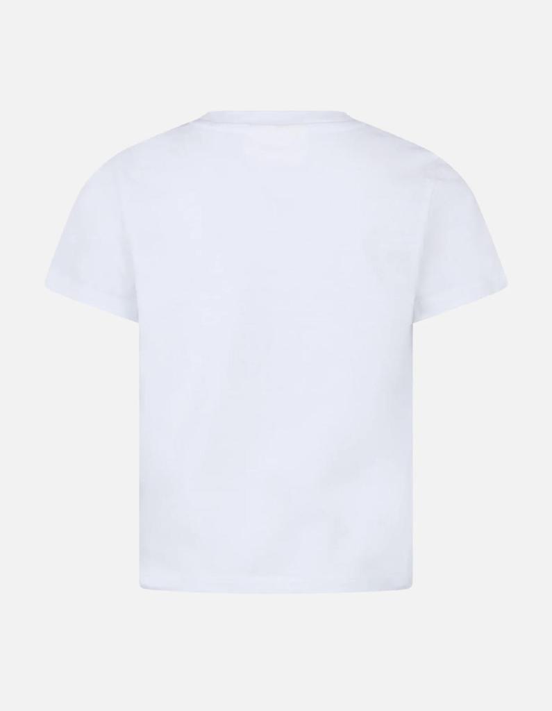 T-SHIRT GIROCOLLO DA BAMBINA RICAMATA VACAY MOOD