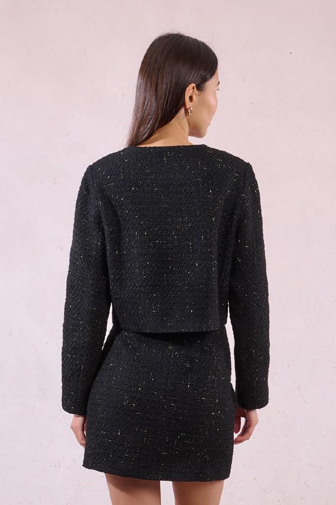 Giacca in tweed, bottoni fantasia