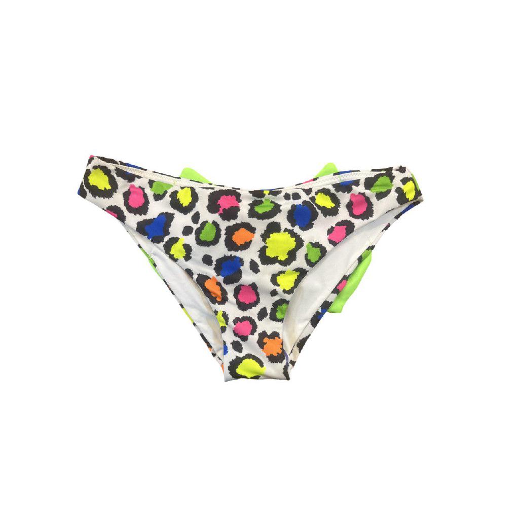 Slip da mare Madame con fiocco e leopardata