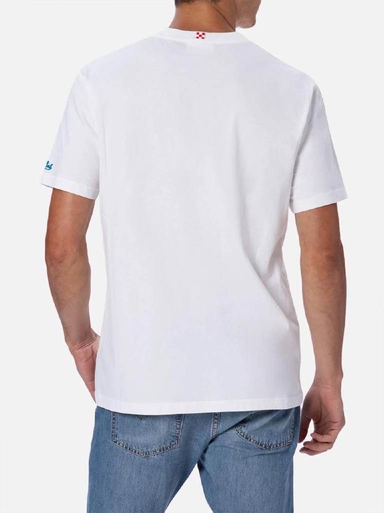 T-shirt Man in cotone con ricamo Snoopy Padel Club | SNOOPY PEANUTSPECIAL EDITION