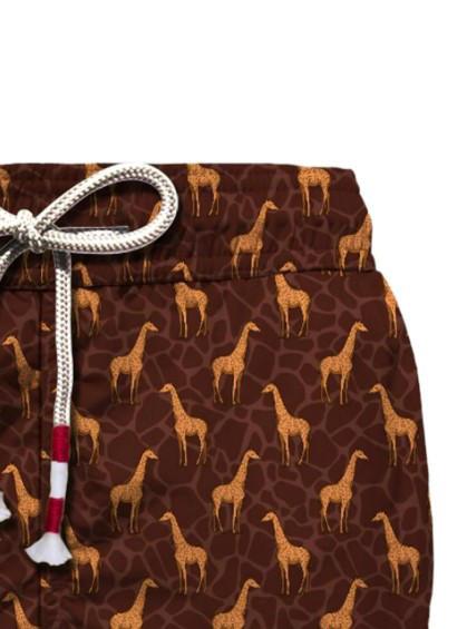 Costume Mc2 Saint Barth Marrone con Giraffe art. Lighting 70 Giraffe