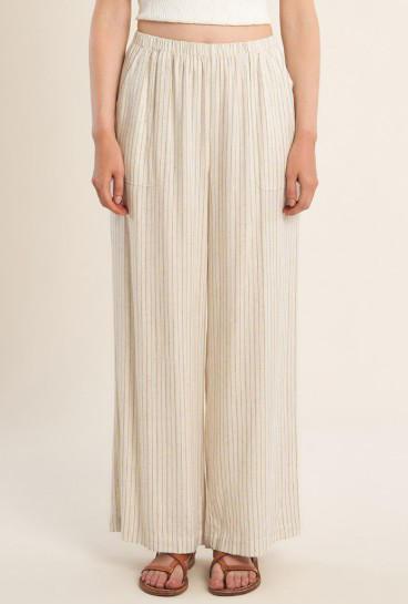 Pantaloni casual a righe