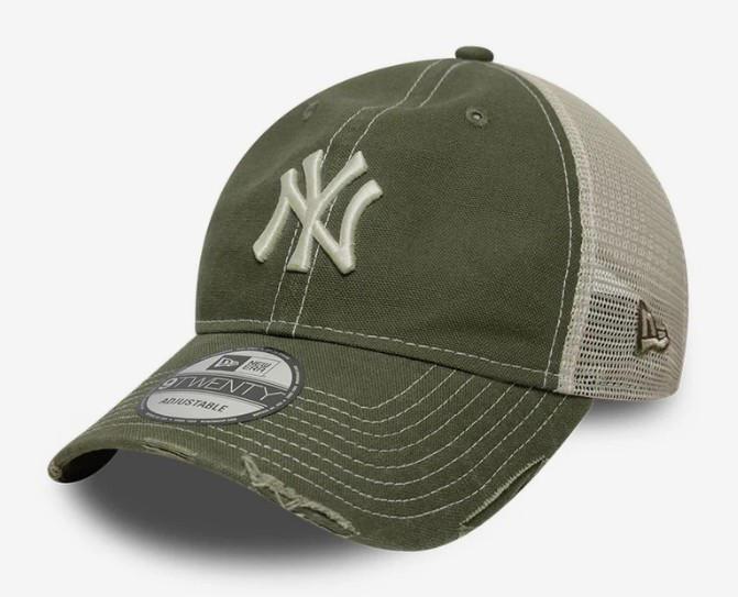 9TWENTY Trucker New York Yankees MLB Cotton Canvas Verde
