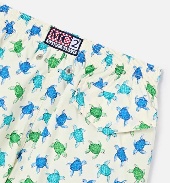 Costume Jean Lighting Stretch con stampa tartarughe all over