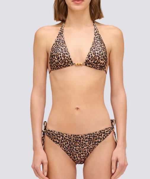 GARBO - BIKINI TOP TRIANGOLO AMERICANO STAMPA LEOPARDATA
